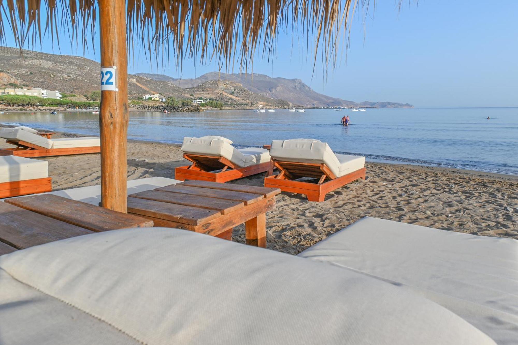 Maria Beach Hotel Киссамос Экстерьер фото